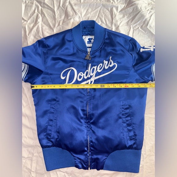 Women’s Starter Dodger Zipup Jacket Size S - Picture 7 of 9